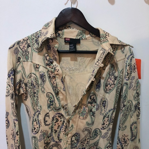 Button down Cotten small women’s blouse. Diesel - Picture 1 of 3